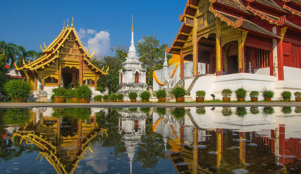 Wat Phra Sing Chiang mai villes du nord de la thaïlande